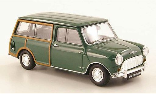 Austin Mini countryman 1/43 Ebbro Morris Morris Traveller verde RHD 1960 coche miniatura