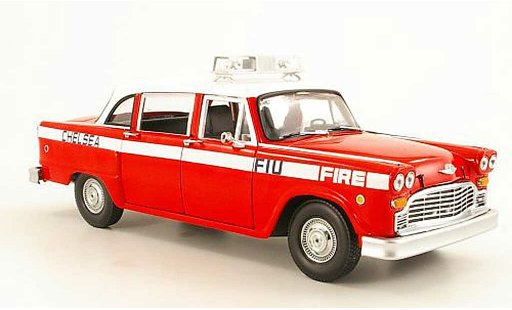 Checker Taxi pompiers 1/18 Sun Star A11 Chelsea Fire Engine Bomberos (US) coche miniatura