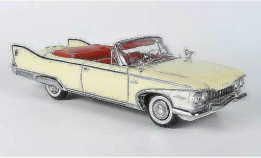 Plymouth Fury Convertible 1/18 Sun Star amarillo 1960 coche miniatura