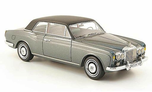 Bentley Corniche coupe 1/43 Neo gris/negro limitada edition 1971 coche miniatura