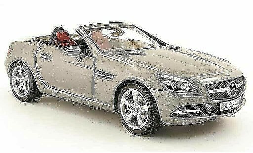 Mercedes Classe SLK Base 1/18 Minichamps (r172) 2011 gris coche miniatura