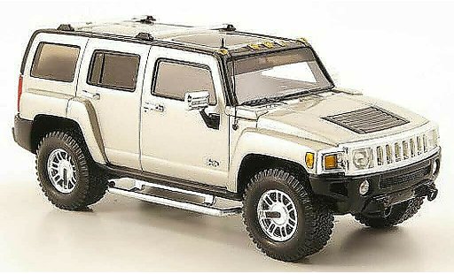 Hummer H3 Base 1/43 Luxury Collectibles gris 2006 coche miniatura