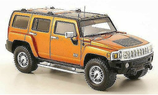 Hummer H3 Base 1/43 Luxury Collectibles naranja 2006 coche miniatura