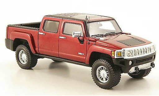 Hummer H3 H3T 1/43 Luxury Collectibles T rojo 2008 coche miniatura
