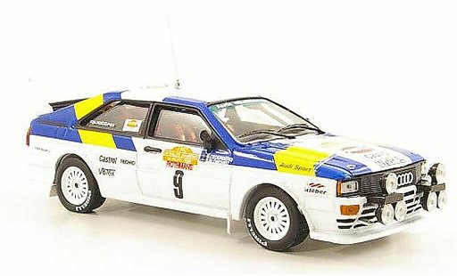 Audi Quattro rallye 1/43 Vitesse No.9 S.Blomquist/B.Cederberg Rally Italien 1982 coche miniatura