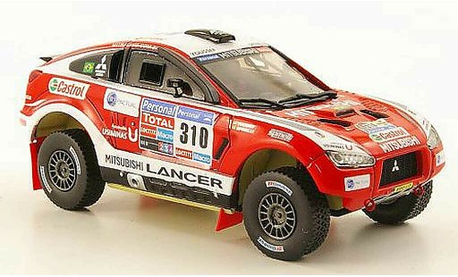 Mitsubishi Lancer Base 1/43 Vitesse Racing No.310 Rally Dakar 2011 coche miniatura