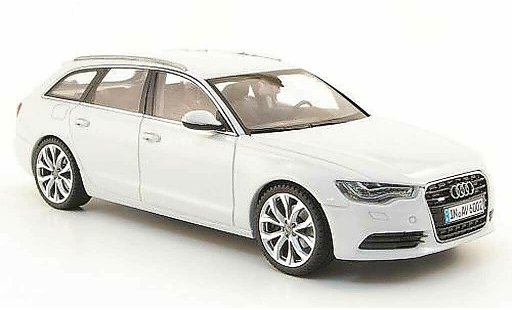 Audi A6 avant 1/43 Schuco (C7) gris blanco 2011 coche miniatura