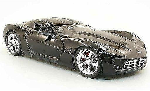Chevrolet Corvette concept 1/18 Jada Toys C6 negro coche miniatura
