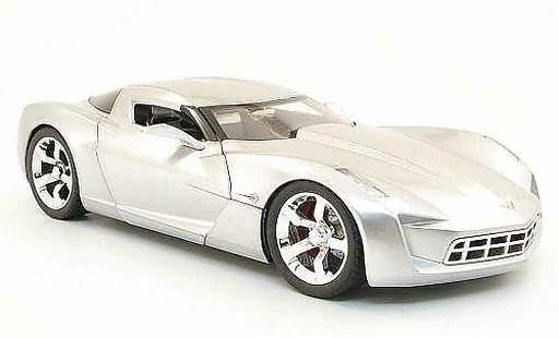 Chevrolet Corvette concept 1/18 Jada Toys C6 gris metallisee coche miniatura