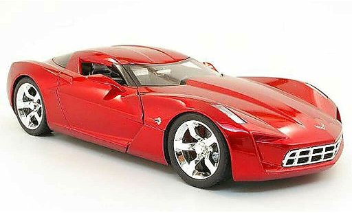 Chevrolet Corvette concept 1/18 Jada Toys C6 rojo coche miniatura