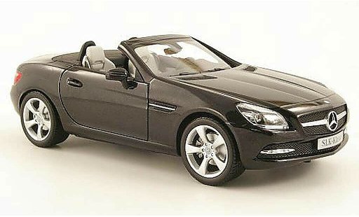 Mercedes Classe SLK Base 1/18 Minichamps (r172) negro 2011 coche miniatura