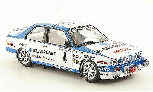 Bmw M3 course 1/43 Hachette E30 No.4 azulpunkt Rally Principe de Asturias 1989 coche miniatura