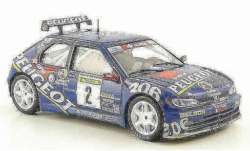 Peugeot 306 Maxi 1/43 Hachette No.2 Rally de Aviles 1997 coche miniatura