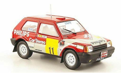 Seat Marbella Base 1/43 Hachette Proto No.11 Philips Rally de Tierra de Aviles 1988 coche miniatura