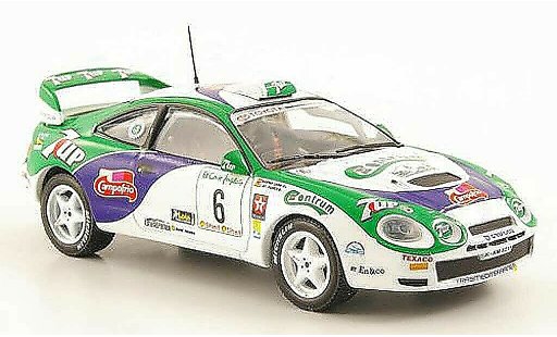 Toyota Celica GT Four 1/43 Hachette 1996 No.6 7 UP Rally El Corte Ingles coche miniatura