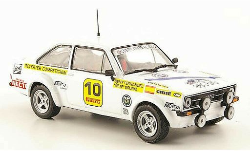 Ford Escort RS 1800 1/43 Hachette No.10 Rally Costa Brava 1977 coche miniatura