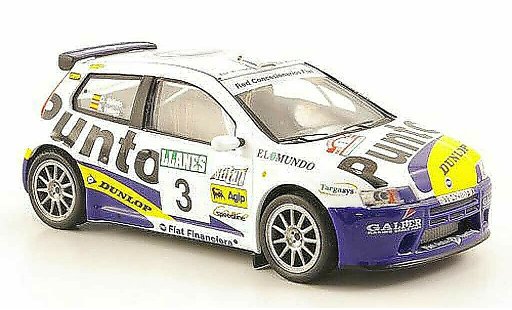 Fiat Punto Rally 1/43 Hachette S 1No.3 Villa de Llanes 2002 coche miniatura