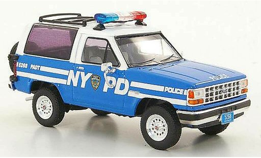 Ford Bronco Police 1/43 Premium X II NYPD Polic&iacute;a 1990 coche miniatura