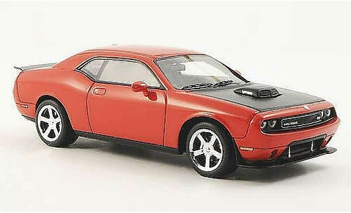 Dodge Challenger 2009 1/43 Premium X SRT10 naranjarojo/carbon coche miniatura