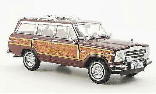 Jeep Wagoneer Base 1/43 Premium X weinrot 1989 coche miniatura