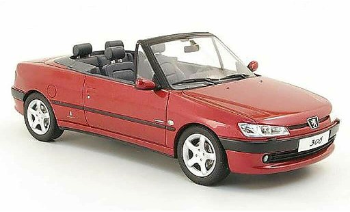 Peugeot 306 Cabriolet 1/18 Ottomobile Descapotable rojo coche miniatura