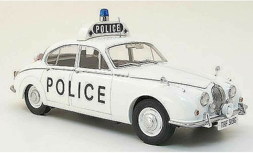 Jaguar 240 Police 1/18 Model Icons staffordshire county and stoke on trent constabulary polic&Atilde;&shy;a (gb) rhd coche miniatura