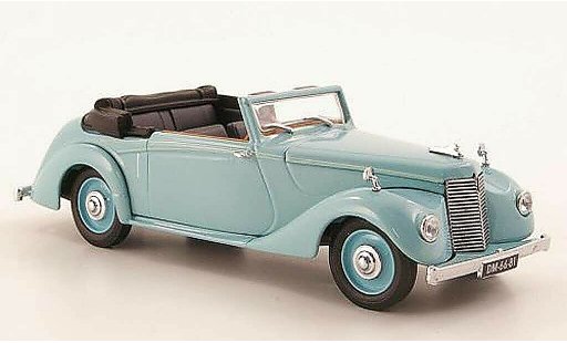 Armstrong Siddeley Hurricane drophead coupe 1/43 Oxford turquesa abierto coche miniatura