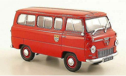Ford 400E Bus 1/43 Oxford Thames London Fire Brigade RHD coche miniatura