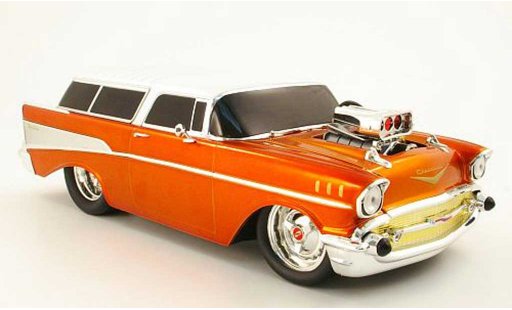 Chevrolet Nomad Station Wagon 1/18 M2 Machines cobre/beige 1957 coche miniatura