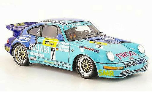 Porsche 911 RS 1/43 Spark 964 Carrera No.7 Maxcom 24h Nurburgring 1 coche miniatura