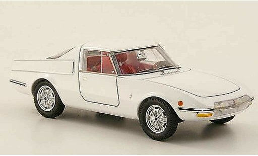 Abarth 1300 OT 1/43 Spark Coupe Pininfarina blanco coche miniatura