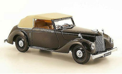 Armstrong Siddeley Hurricane drophead coupe 1/43 Oxford negro RHD coche miniatura