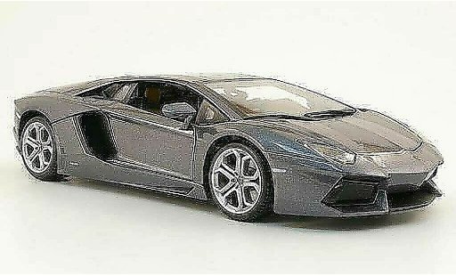 Lamborghini Aventador LP700-4 1/18 Burago gris 2011 coche miniatura
