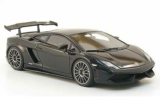 Lamborghini Gallardo LP570-4 1/43 Look Smart Blancpain Edition negro/matenegro 2010 coche miniatura