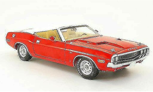 Dodge Challenger 1970 1/18 Greenlight r/t convertible rojo coche miniatura