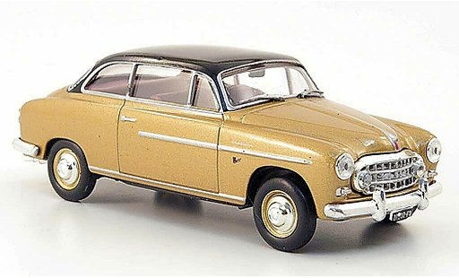 Fiat 1900 Gran Luce 1/43 Hachette Granluce gold/negro 1952 coche miniatura