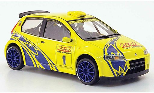 Fiat Punto Rally 1/43 Hachette Abarth Super 1amarillo 2002 coche miniatura