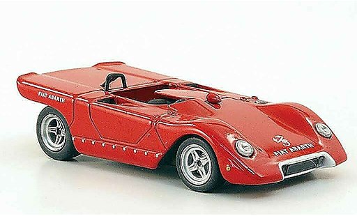 Abarth 1000 Biposto 1/43 Hachette Corsa rojo 1970 coche miniatura
