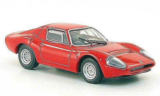 Abarth 1300 OT 1/43 Hachette rojo 1965 coche miniatura