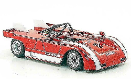 Abarth 2000 Sport Spider 1/43 Hachette (SE021) rojo 1971 coche miniatura