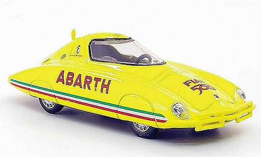 Fiat 500 Abarth 1/43 Hachette Rekordwagen Pinin Farina amarillo 1958 coche miniatura