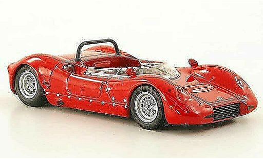 Abarth 2000 Sport Spider 1/43 Hachette MC (SE04/L) rojo 1967 coche miniatura