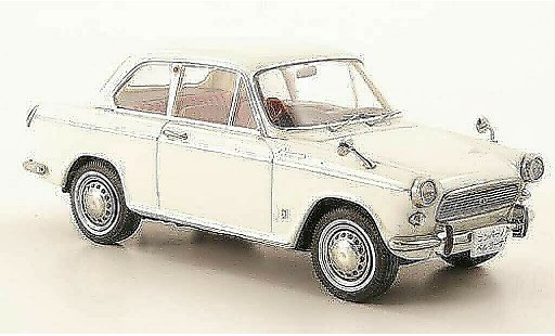 Daihatsu Compagno Berline 1/43 Ebbro Berlina 800 blanco coche miniatura