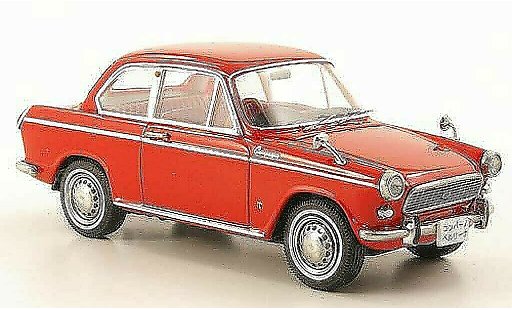 Daihatsu Compagno Berline 1/43 Ebbro Berlina 800 rojo coche miniatura