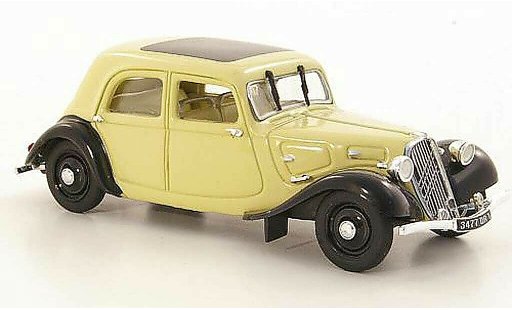 Citroen Traction 7 1/43 Norev C beige/negro 1934 coche miniatura