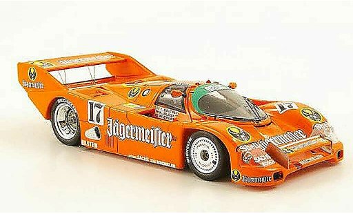 Porsche 962 1986 1/43 Spark No.17 Jagermeister T.Boutsen/F.Jelinski SPA coche miniatura