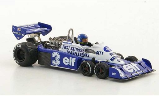 Tyrrell P34 1977 1/43 TrueScale Miniatures No.3 elf R.Peterson GP Belgien coche miniatura