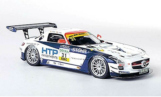 Mercedes SLS GT3 1/43 Schuco AMG No.31 Heico Motorsport T.Holzer / C.Tilke ADAC GT Masters-Saison 2011 coche miniatura
