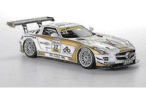 Mercedes SLS GT3 1/43 Schuco AMG No.32 Heico Motorsport D.Baumann / H.Proczyk ADAC GT Masters-Saison 2011 coche miniatura