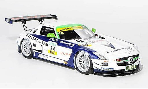 Mercedes SLS GT3 1/43 Schuco AMG No.34 Primajob Team Heico L.D.Arnold / A.Zuber ADAC GT Masters-Saison 2011 coche miniatura